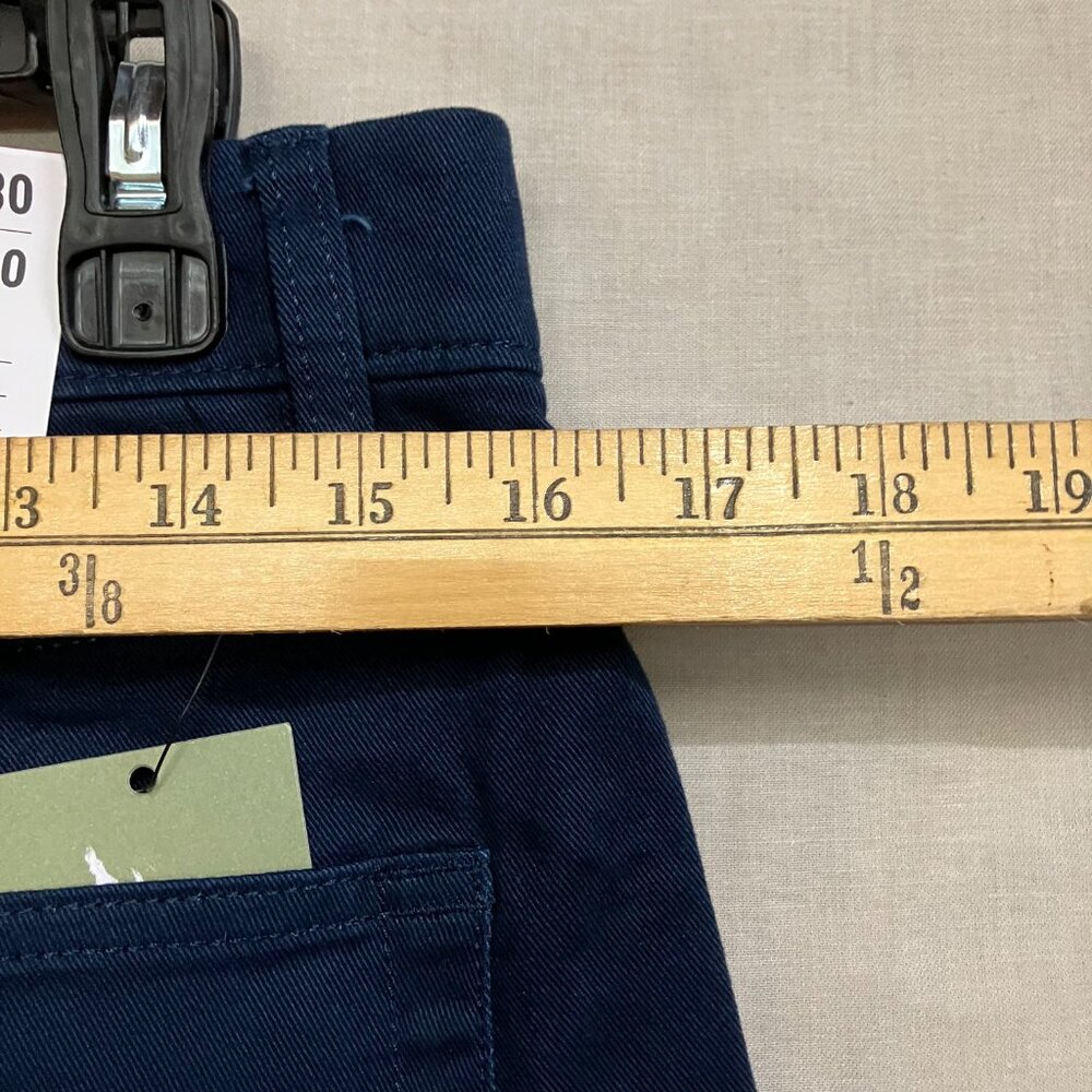 Goodfellow & Co Men's 30x30 Navy Slim Fit 5-Pocket Pants Tapered Button Fly Zip - Picture 12 of 13